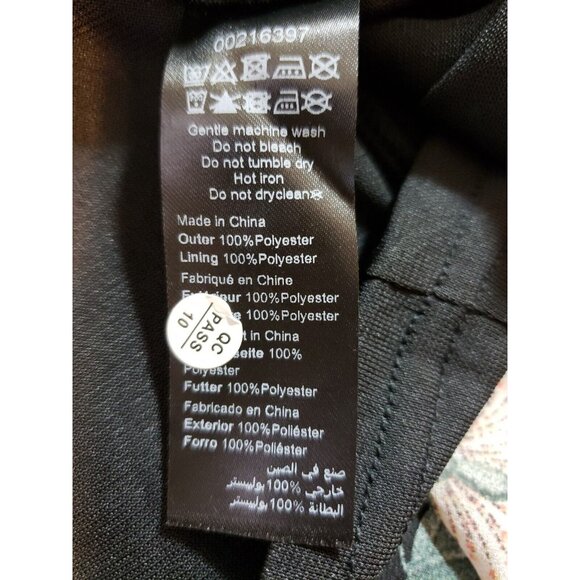 City Chic Maxi Mila‎ Black Floral Adjustable Strap Maxi Dress 12 New - Picture 7 of 11